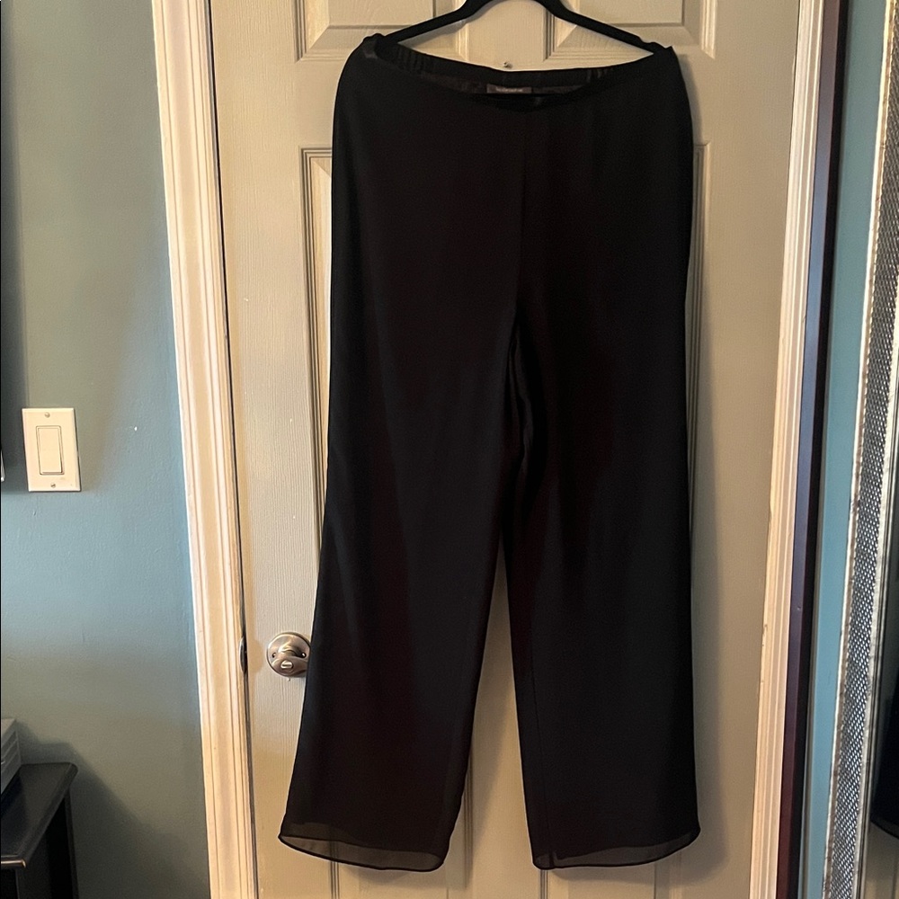 Liz Claiborne Black Wide Leg Pants